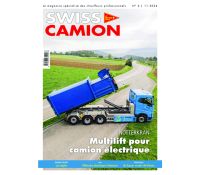 En couverture du Swiss Camion de l'édition de novembre 2024