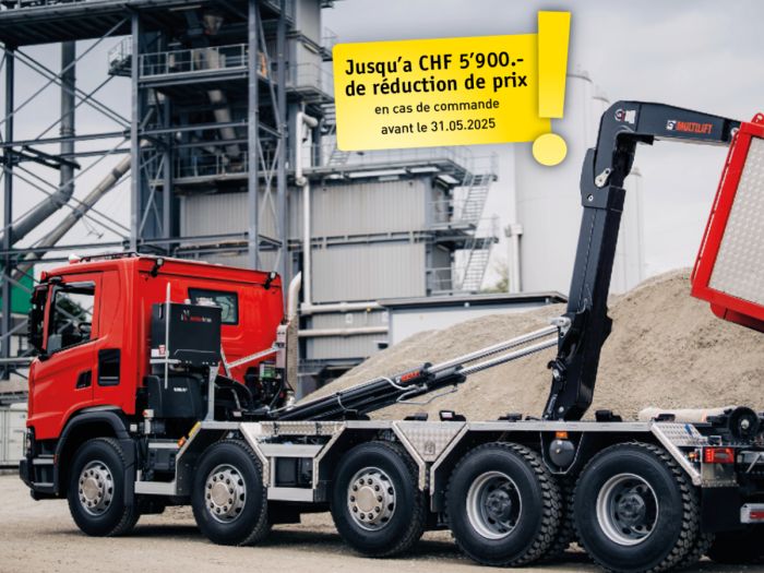 Action accessoires MULTILIT : jusqu’à CHF 5'900.- de réduction 