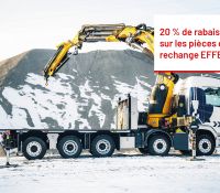 Solutions de grues EFFER - 20 % de remise sur les  pièces de rechange