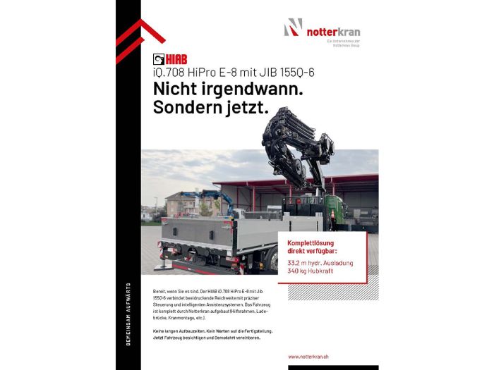 HIAB iQ.708 HiPro E-8 mit JIB 155Q-6